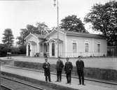 Gemla järnvägsstation.