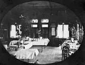 Interiör från järnvägsrestaurangen