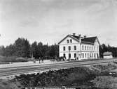 Station, Krocketspel vid Kloten station.