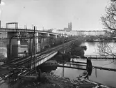 Järnvägsbro .
