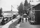 Långbanshyttans Järnvägsstation togs i bruk 1889.