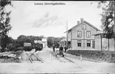 Lenna station under första världskriget.