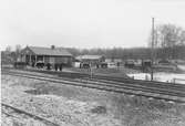 Stationshuset under byggnad