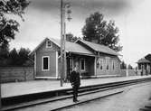 Stationen i Nävragöl, Stationsförman Oscar Israelsson 1918 - 1932.