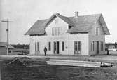 Första stationshuset, Nedbrunnet 1882-02