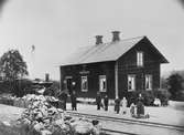 Stationen.
Bredsjö-Degerfors järnväg, BDJ lok 3