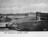 Bergslagernas Järnvägars verkstad.