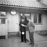Stationen öppnad 1899. Upphörde 1961. Trafikinspektör Sten Hjalmarsson och stins A J Johansson.