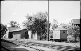 Järnvägsmuseums station Norsesund i Tomteboda.