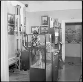 Ställverk och semafor i järnvägmuseums lokaler på Vasagatan, Stockholm.