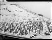 Modell av linbana på Åreskutan.