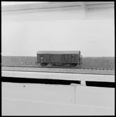 Modell av sluten godsvagn Statens Järnvägar, SJ G 43217.
