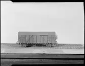 Modell av sluten godsvagn Statens Järnvägar, SJ Ge 45216.