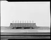 Modell av öppen godsvagn Statens Järnvägar, SJ Oa 100154.