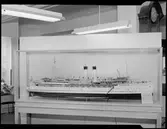 Modell av tågfärjan Konung Gustaf V.