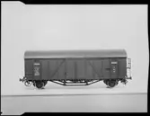 Modell av sluten godsvagn Statens Järnvägar, SJ G 41897.