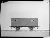 Modell av en resgodsvagn F.