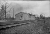 Stationen anlades 1937 i samband med banans flyttning från Skutskärs fabriksområde