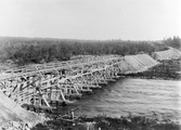 Provisorisk bro Innan Kalixforsbron