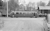 Rälsbuss. Stockholm Roslagens Järnvägar, SRJ motorvagn 3108.