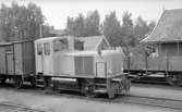 Johannisbergs - Ljungaverks Järnvägs, JLJ diesellok 5. Vagn & Maskinfabriken Falun 1955.