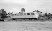 Rälsbuss. Statens Järnvägar, SJ Y0t 631. Ursprungligen Halmstad - Bolmens Järnväg, motorvagn HBJ 21.