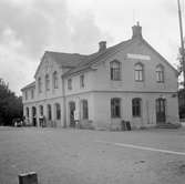 Ljungbyhed station byggd 1891 av Klippan-Röstånga Järnväg, KRJ.