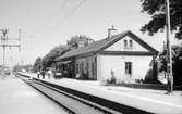 Hästveda station. Järnvägen elektrifierades 1933.