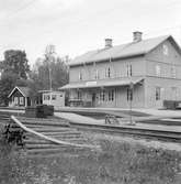 Kälarne station. Station anlagd 1883. Mekanisk växelförregling