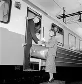 Rälsbusståg, Statens Järnvägar, SJ YCO6 på stationen