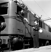 Ellok SJ F 622. Tågklarering, Centralstationen i Stockholm