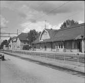 Bräcke station med Järnvägshotell.