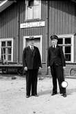 Holje järnvägsstation. Förstatligad 1942, nedlagd 1951.