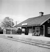 Jugansbo järnvägsstation.