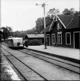 HBJ motorvagn. Hållplats anlagd 1889.