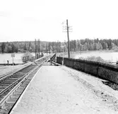 Vy över järnvägsbron.