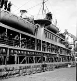 Krigsfångeutväxling i Trelleborg.