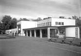 Stationshus byggt i Funkisstil 1934.