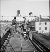 Elektrifiering sträckan Östersund - Storlien. Uppsättning av kontaktledning