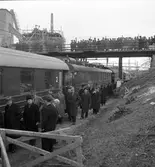 Första eltåget Gävle-Söderhamn-Kilafors. Elektrifiering av linjen Kilafors - Söderhamn