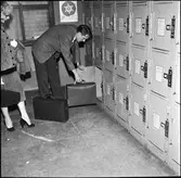 Förvaringsboxar på centralstation