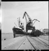 Kollossning från fartyg till järnvägsvagn