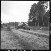 Specialtransport med vagnbjörn. Fundament för slipmaskin till Ortviken pappersbruk