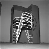 Låda med text Kvalité, Fabrik A.B.
Möbelkampanjen 1957.