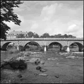 Falkenberg station och gamla bron.