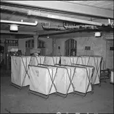 Fällbox för konfektionsvaror.