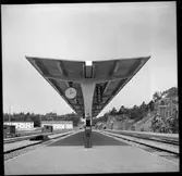 Karlshamn station, plattformstak.