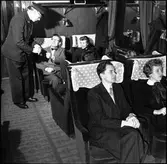 Resande i SJ A014. Statister.