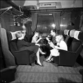 Resande i SJ A015. Statister.