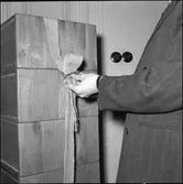 Instruktion för emballering med sadelgjord.